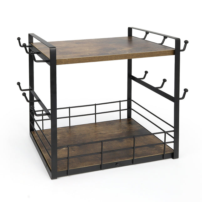 Multi-Functional Home Desktop Spice Storage Rack Kitchen Organizer Space-Saving