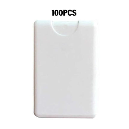 100PCS Perfume Card 20ML Portable Square Spray Bottle Refillable Scent Container