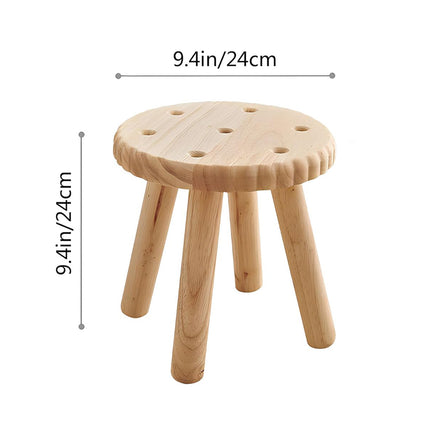 Home Wooden Shoe Bench Small Bench Wood Construction for Entryway Living Room