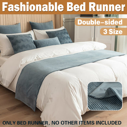 Minimalist Fashion Versatile Double Sided Bed Runner Bed Scarf Comfortable