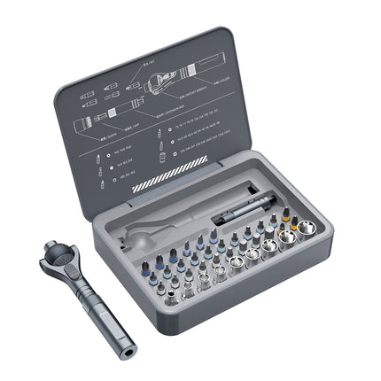 40 in 1 Ratchet Screwdriver Set Sturdy Durable Steel Bits for Auto Home Repair