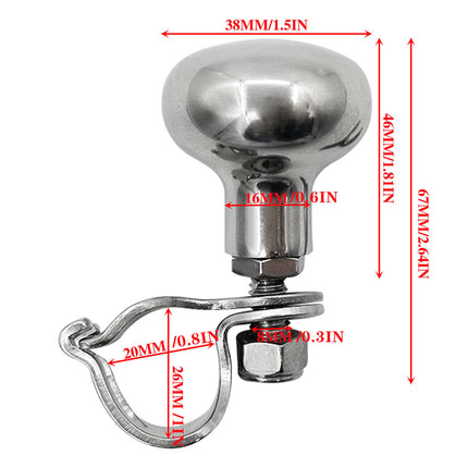 Yacht Steering Wheel Power Ball Grip Marine Accessory Hand Control Ball Grip