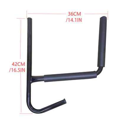 Heavy Duty Iron Wall Mount Kayak Storage Rack for Garage Canoe Paddleboard