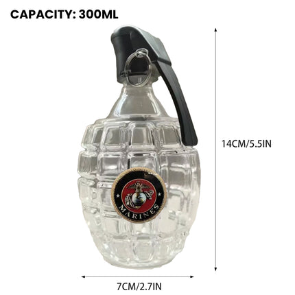 Creative Whiskey Bottle Clear 300ml Home Bar Decor Whiskey Lovers Gift Leak Proof