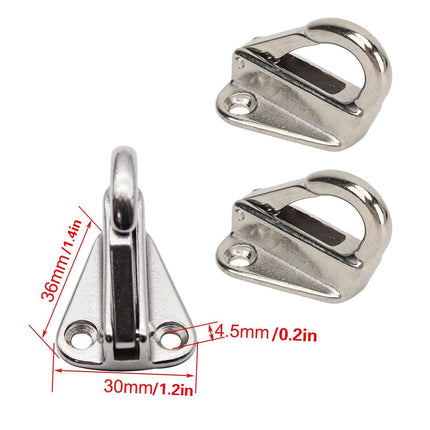 3PCS Stainless Steel Spring Hooks Heavy Duty Clip Hook for Boat Coat Hanger Use