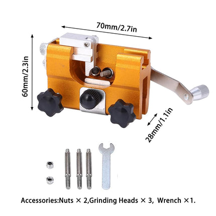 Shaking Chain Grinder Portable Household Tool Chain Clip Sharpening for Repairs