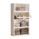 Dustproof Storage Cabinet with Clear Doors Large Capacity for Home Office Use