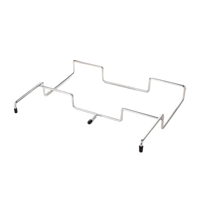 Portable Foldable Stainless Steel Trash Rack for Outdoor Camping Picnic Use