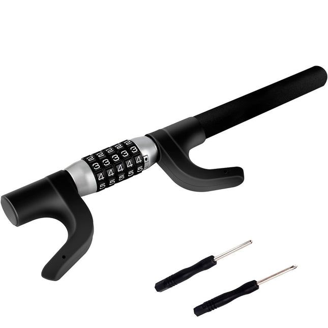 Portable Auto Car Steering Wheel Lock Security Keyless Password Code Anti Theft