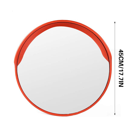 Road 230-Degree Corner Wide-Angle Mirror 45cm Round Traffic Safety Mirror