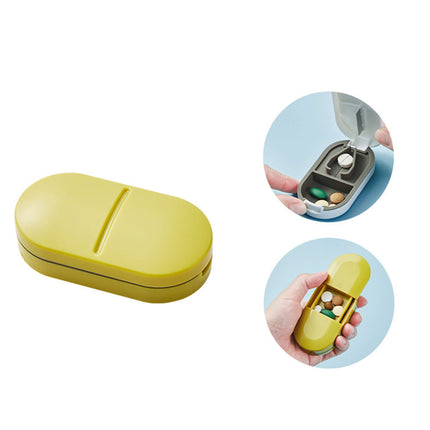 3PCS Tablet Cutter Pill Splitter Portable Medicine Box Pill Organizer Divider