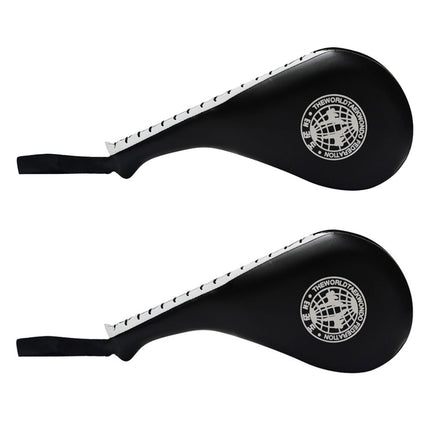 Taekwondo Kick Target 2PCS PU Foot Board Double Blade Training Pad 36 x 18cm