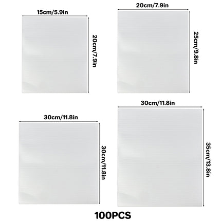 100pcs Pearl Cotton Foam Bag Shockproof Packaging for Fragile Items Protection
