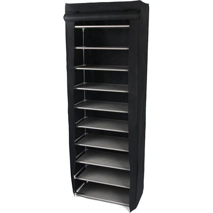 Stackable Shoe Rack Storage Cabinet Organizer Portable Wardrobe for Home Use