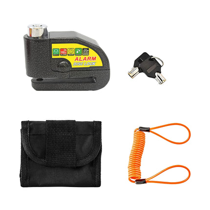 Bike Anti Theft Alarm Lock Waterproof 110dB Loud Sound Bicycles Outdoor Security