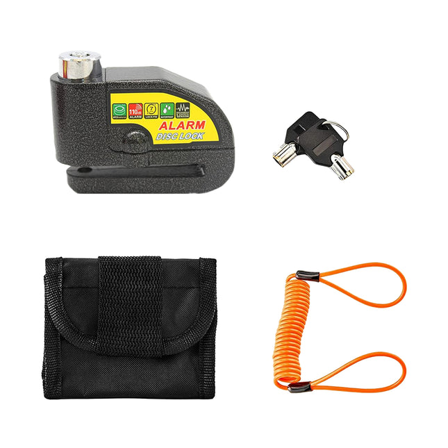 Bike Anti Theft Alarm Lock Waterproof 110dB Loud Sound Bicycles Outdoor Security