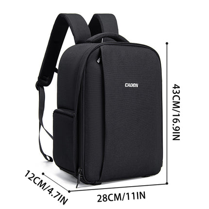 Outdoor Portable Double Shoulder Digital Camera Bag Water Resistant Shockproof