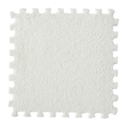 Square Carpet Set 12PCS Soft Splicing Floor Mats for Bedroom and Home Decor