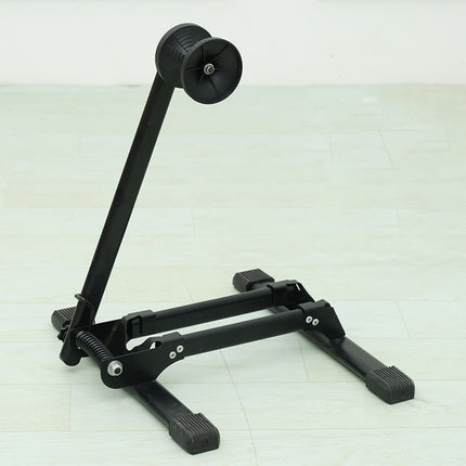 Single Pole Fold Bike Parking Rack Portable Floor Stand