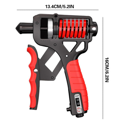 Adjustable Hand Gripper 5 to 165kg High Carbon Steel with Digital Counter