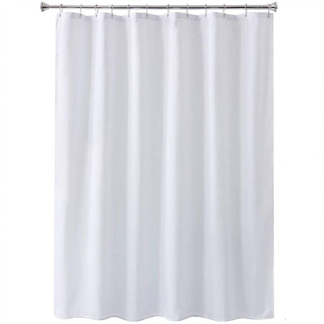 Waterproof Shower Curtain Polyester Shower Curtain Liner Bathroom White Home Use