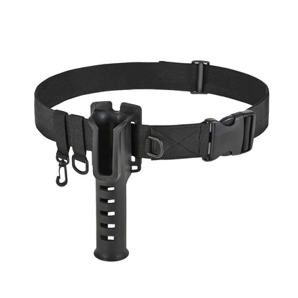 Fishing Wading Belt Rod Holder Adjustable Wader Fishing Waist Belt Fly Fishing