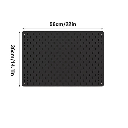 Acrylic Pegboard Shelf Wall Mounted Storage Display Rack Home Office Daily Use