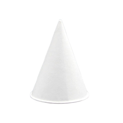 200pcs White Paper Cup Conical Pointed Bottom Small Straight Drink Cup for Water