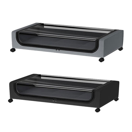 Under Bed Storage Rack Square Design with Wheels Rolling Trolley Box for Home