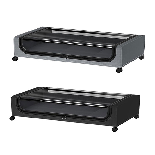 Under Bed Storage Rack Square Design with Wheels Rolling Trolley Box for Home