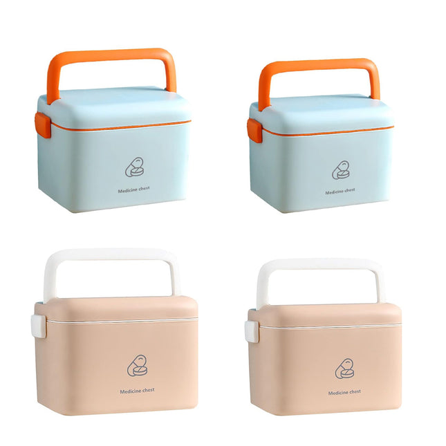 Large Capacity Home First Aid Kit Standing Emergency Medical Storage Box Use