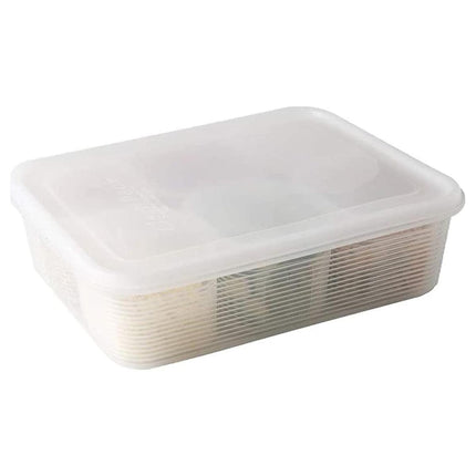 Crisper Refrigerator Storage Box Plastic Sealed Food Compartment Organizer Set
