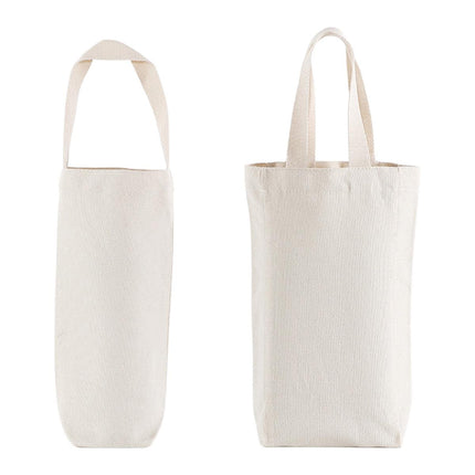 10pcs Portable Wine Bag Canvas Burlap Bottle Packing Holder for Gift Storage