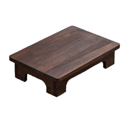 Solid Wood Low Tatami Coffee Table 50cm Japanese Floor Tea Table for Bay Window
