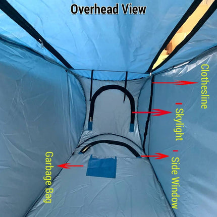 Outdoor Pop Up Changing Tent Shower Shelter Camping Beach 120 x 120 x 190cm