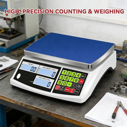 Electronic Counting Scale 10kg 0.1g Triple Display