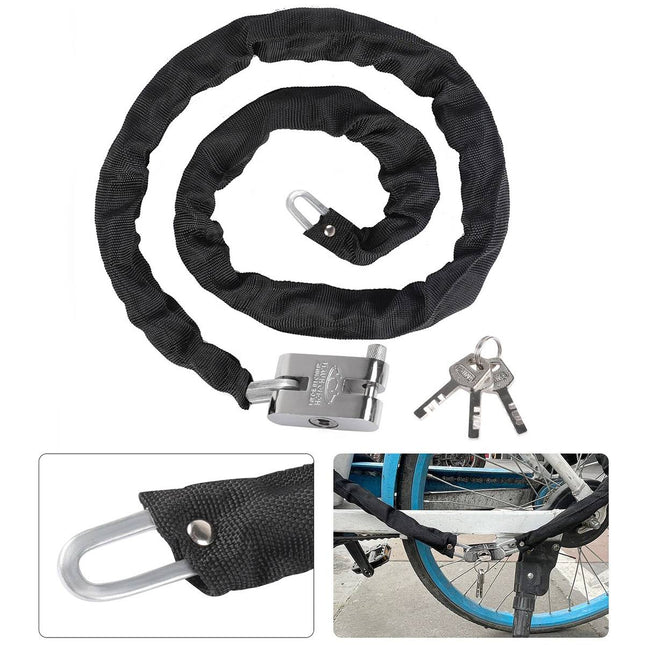 Heavy Duty Combination Padlock Chain High Security Anti Theft Lock For Gate Bike