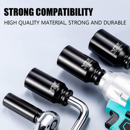 20 Piece Impact Socket Set Half Inch Drive Automotive Repair Workshop Tool Kit