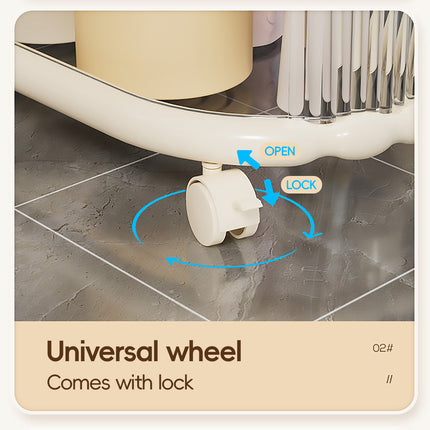 Yoga Mat Storage Rack Durable Plastic Yoga Mats Storage Towels Space Saving