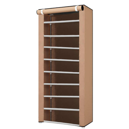 Stackable Shoe Rack Storage Cabinet Organizer Portable Wardrobe for Home Use