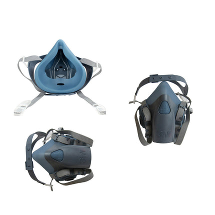 Reusable Half Face Respirator Mask Silicone Medium Painting Spray Dust