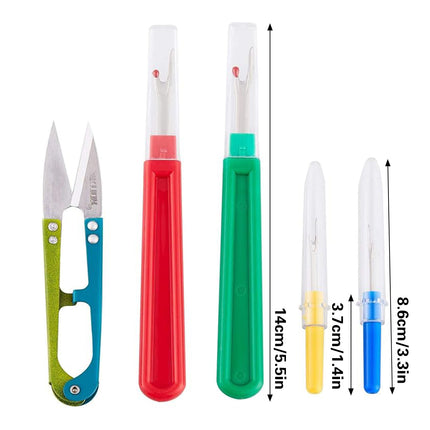5 PCS Colorful Seam Ripper Assortment Thread Remover Kit Durable Easy to Use