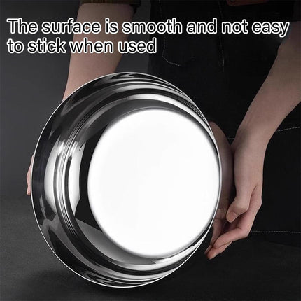 Stainless Steel Kitchen Kneading Bowl Durable Household Baking Cooking Basin
