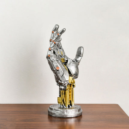 Cyberpunk Gamepad Stand Manipulator Ornament Ring Bracelet Desktop Display Prop