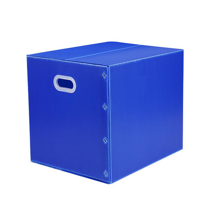 Large Capacity Waterproof Plastic Storage Box Foldable Moving Organizer Durable