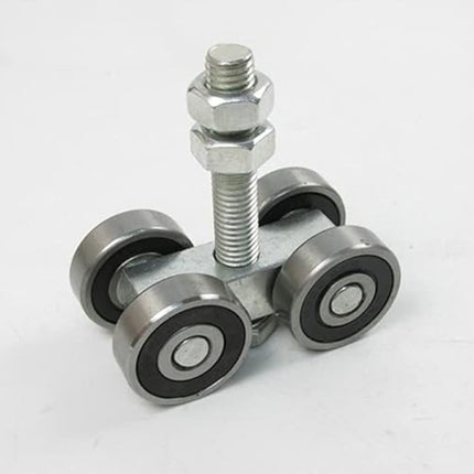 C50 Heavy Duty Sliding Door Roller Track Rail Pulley Bearing Steel Hanger Wheel