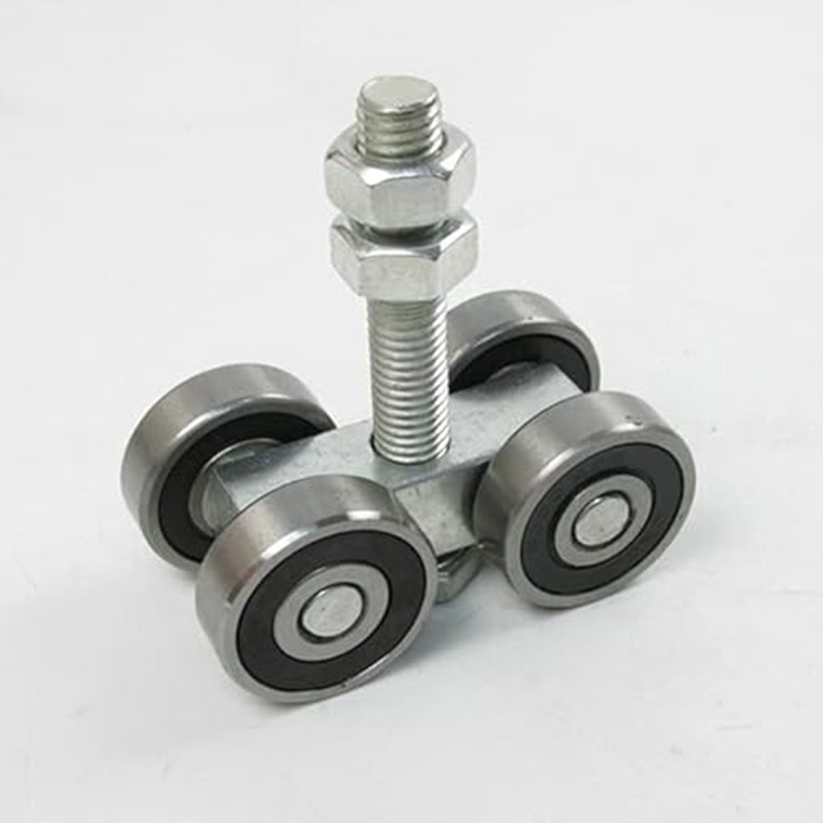 Sliding Pulley Rails C50 Heavy Duty Sliding Door Roller Track Rail Pulley Bearing Steel Han ...