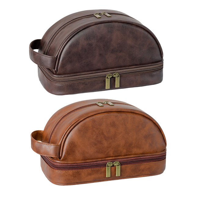 Vintage Toiletry Bag Water-proof for Travel Home Daily Cosmetic Storage Use