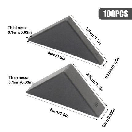 100PCS Glass Corner Protectors Easy to Use Durable for Windows Furniture Edges