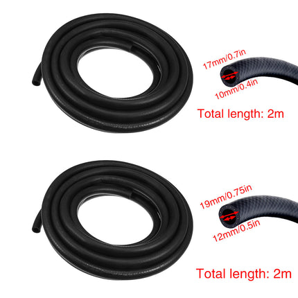 2m Fuel Rubber Hose Low Pressure Gasoline Tubing Automotive Engine Line Pipe